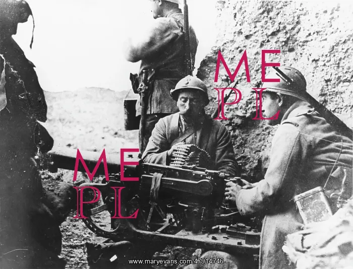  : French machine gun WWI