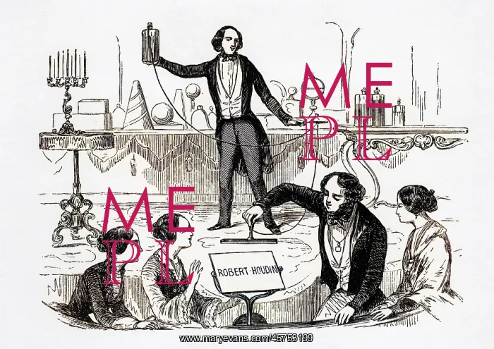 : French Magician / Robert Houdin Performing : French Magician / Robert Houdin Performing
