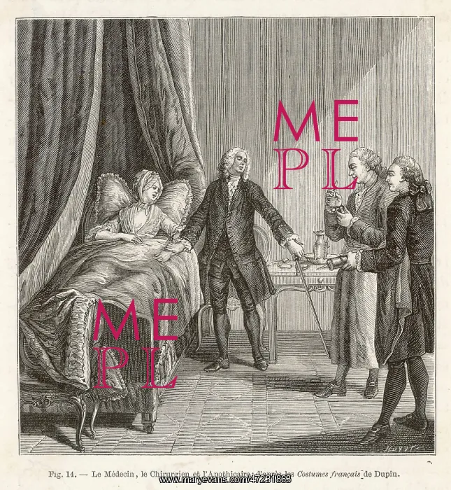 : FRENCH MEDICAL MEN / 18THC : FRENCH MEDICAL MEN / 18THC