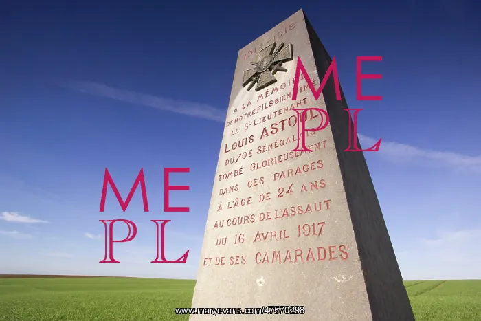  : French memorial on the Chemin des Dames