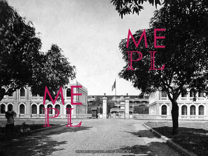 : French Military Barracks, Saigon, Vietnam : French Military Barracks, Saigon, Vietnam