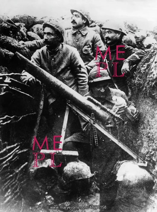 : French mortar near Verdun : French mortar near Verdun