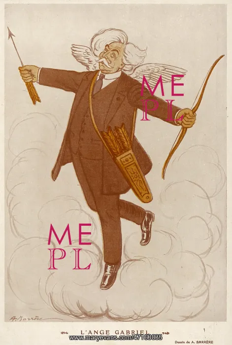 : French Musician Gabriel Faure as an Angel : French Musician Gabriel Faure as an Angel