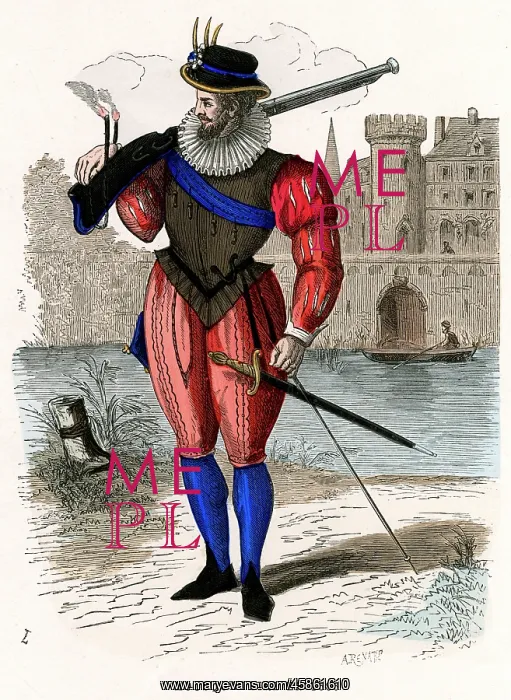 : FRENCH MUSKETEER 1586 : FRENCH MUSKETEER 1586