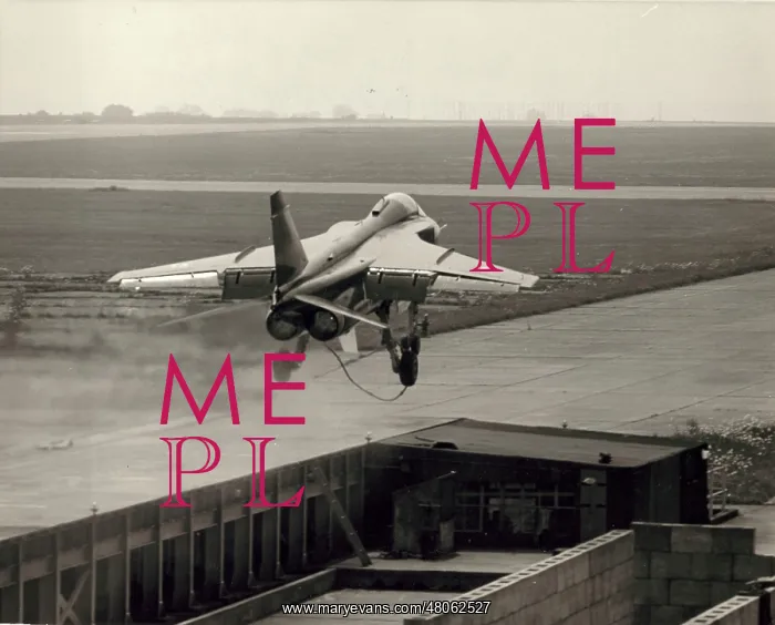 : French Navy Jaguar prototype M-05 during catapult trials : French Navy Jaguar prototype M-05 during catapult trials