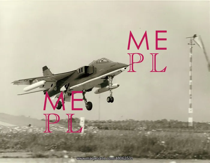 : French Navy Jaguar prototype M-05 during catapult trials : French Navy Jaguar prototype M-05 during catapult trials