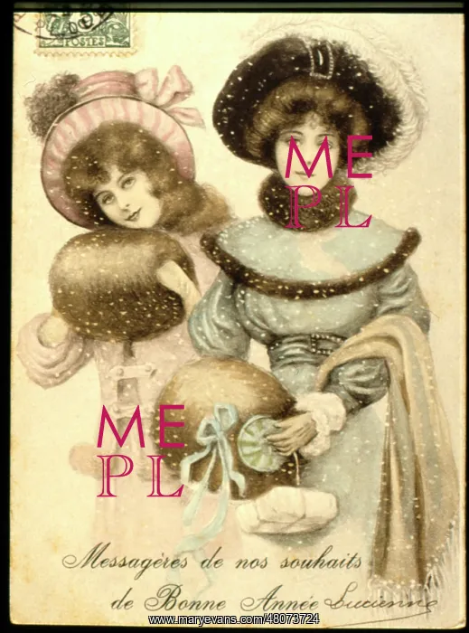  : French New Year greetings card