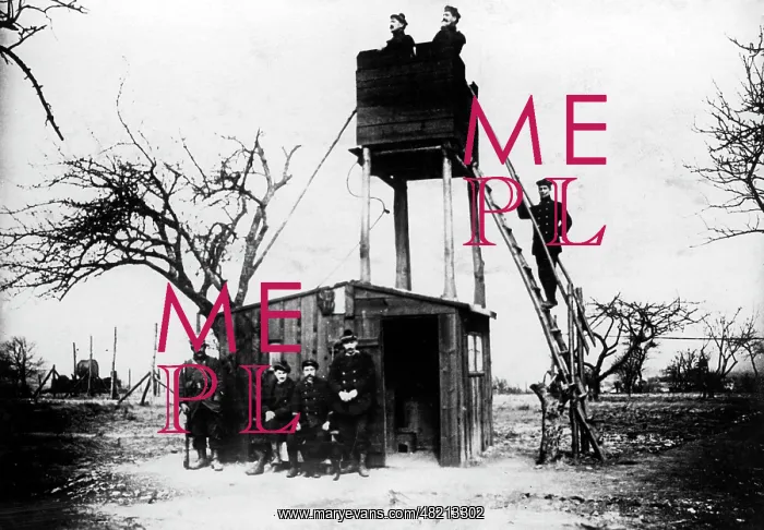 : French observation post in World War I, 1916 : French observation post in World War I, 1916