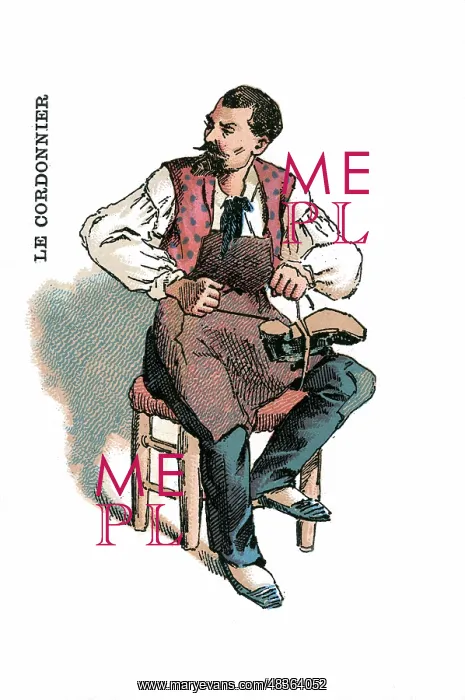  : French Occupations card series game 1890s