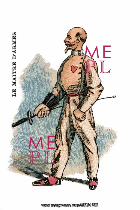 : French Occupations card series game 1890s : French Occupations card series game 1890s