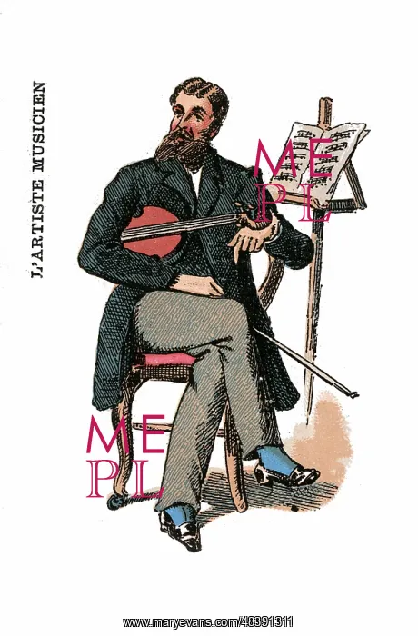 : French Occupations card series game 1890s : French Occupations card series game 1890s