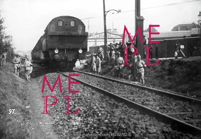 : French occupy the Ruhr area: passenger train : French occupy the Ruhr area: passenger train