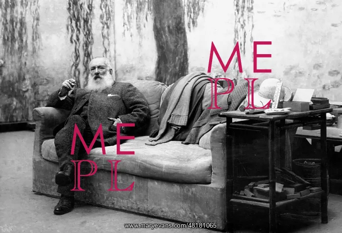 : French painter Claude Monet (1840-1926) : French painter Claude Monet (1840-1926)