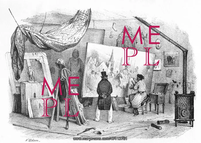 : FRENCH PAINTER AT WORK : FRENCH PAINTER AT WORK