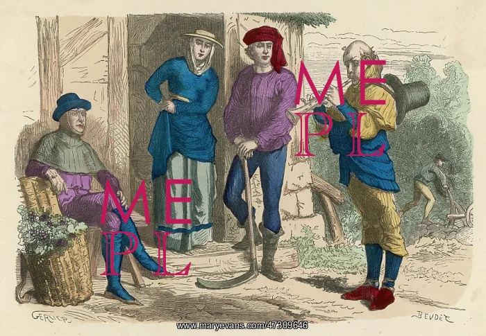 : French Peasants 15th century : French Peasants 15th century