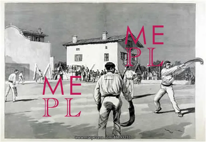  : FRENCH PELOTA GAME 1899