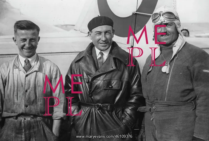 : The French pilots Rene Mesmin and Joseph : The French pilots Rene Mesmin and Joseph