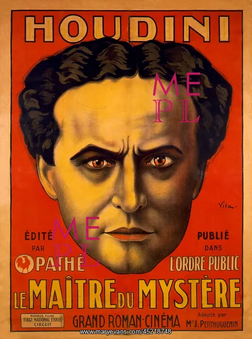 : French poster advertising Harry Houdini's ? : French poster advertising Harry Houdini's ?
