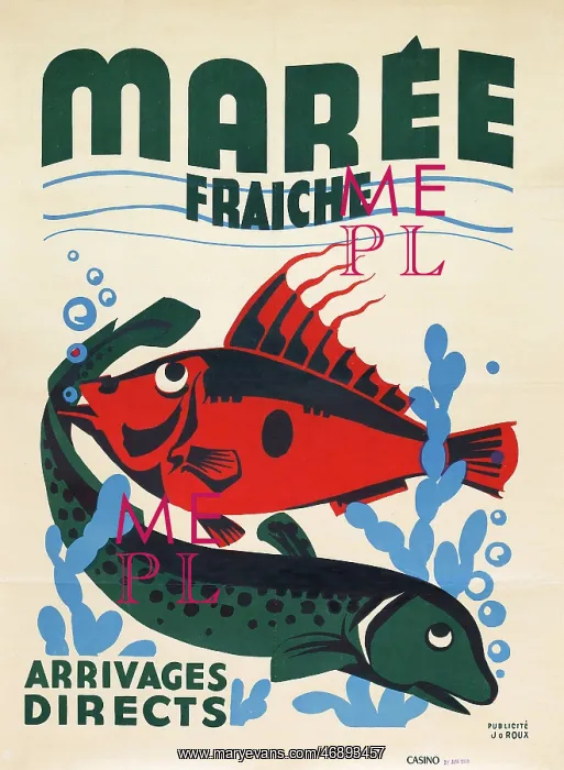 : French poster, freshwater fish : French poster, freshwater fish