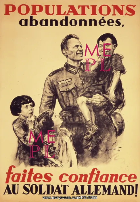 : French poster of the occupation : French poster of the occupation
