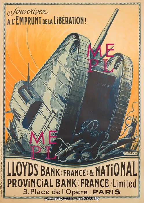 : French poster, War Bonds, WW1 : French poster, War Bonds, WW1