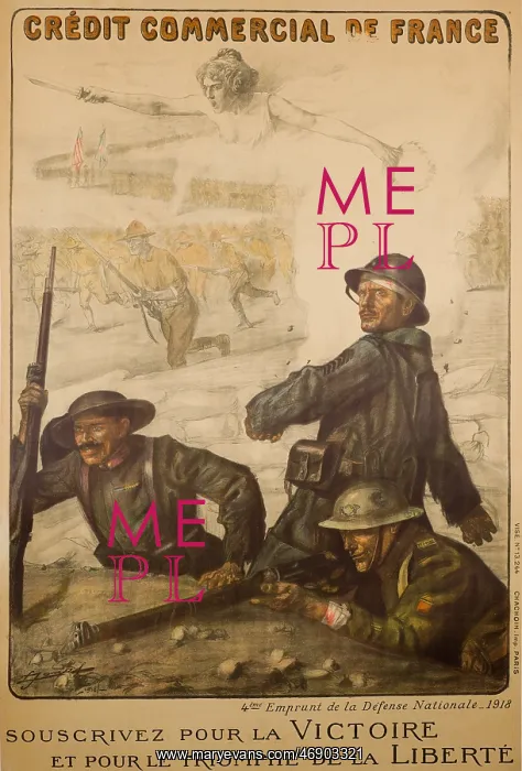 : French poster, War Bonds, WW1 : French poster, War Bonds, WW1