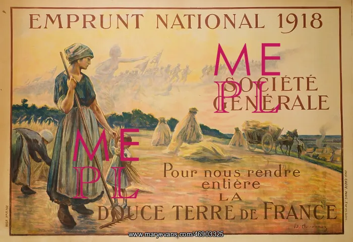 : French poster, War Bonds, WW1 : French poster, War Bonds, WW1