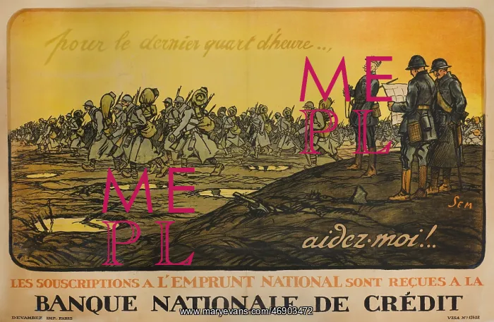 : French poster, War Bonds, WW1 : French poster, War Bonds, WW1