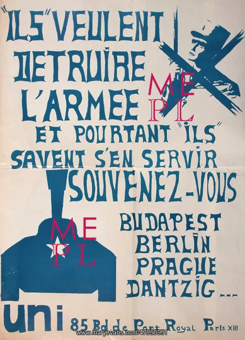 : French poster warning against Communism : French poster warning against Communism