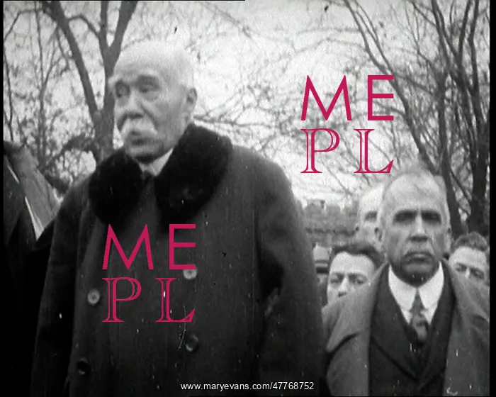 : Former French Prime Minister Georges Clemenceau : Former French Prime Minister Georges Clemenceau