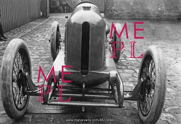 : A french race car, 1913 : A french race car, 1913