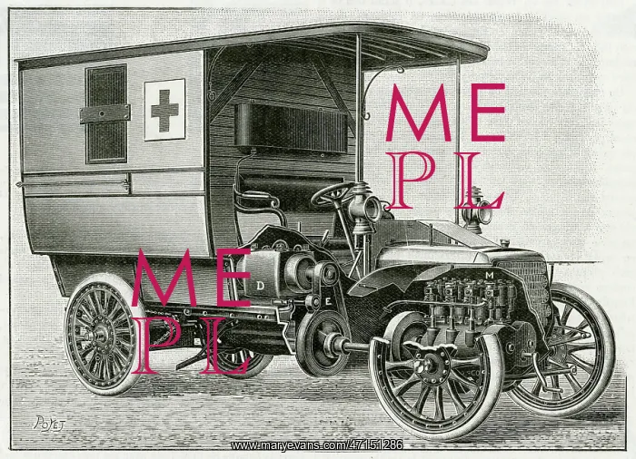 : French radiographic van 1904 : French radiographic van 1904