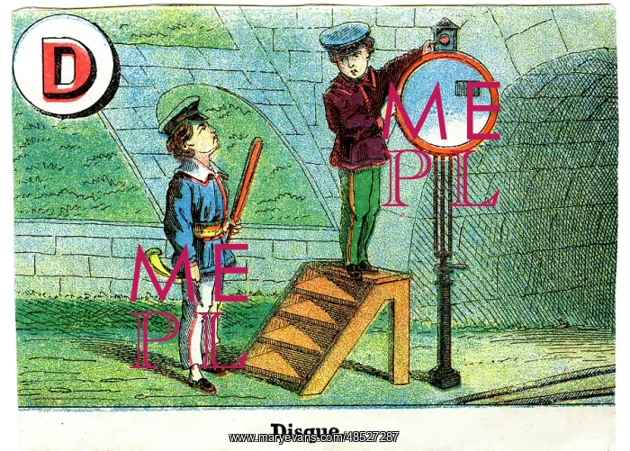  : French Railway Alphabet - D