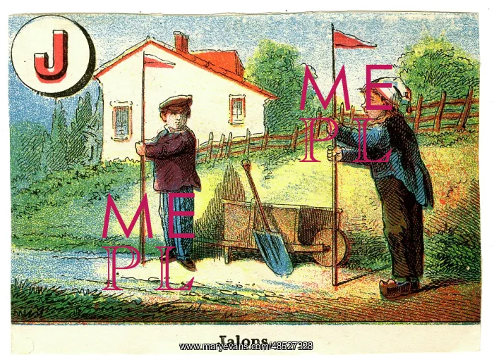 : French Railway Alphabet - J : French Railway Alphabet - J