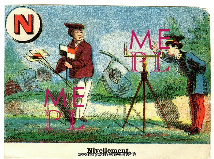 : French Railway Alphabet - N : French Railway Alphabet - N