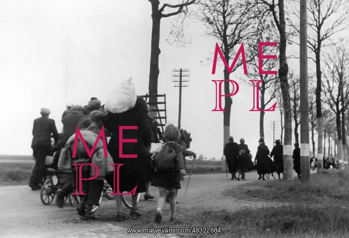 : French refugees, 1940 : French refugees, 1940