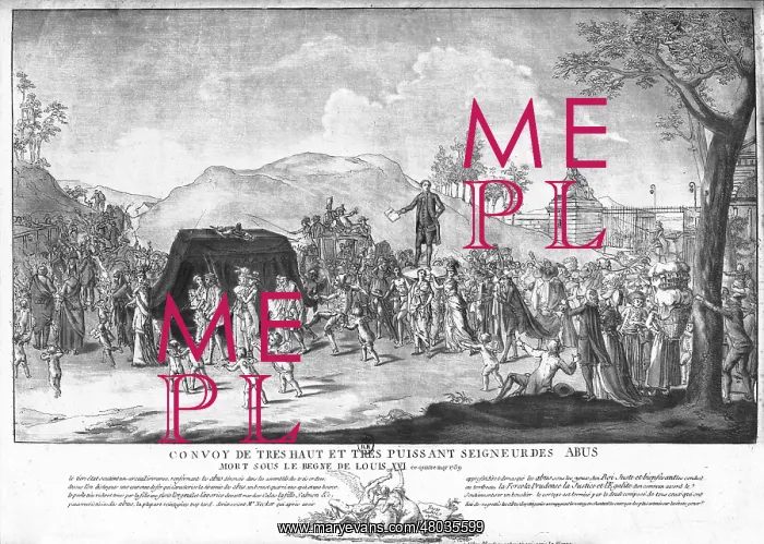: French Revolution of 1789. Funerary : French Revolution of 1789. Funerary