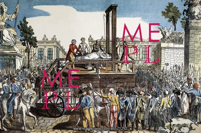: French Revolution (1793). Execution of Queen : French Revolution (1793). Execution of Queen