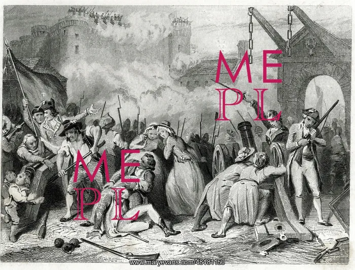  : French Revolution, Attack on the Bastille, Paris