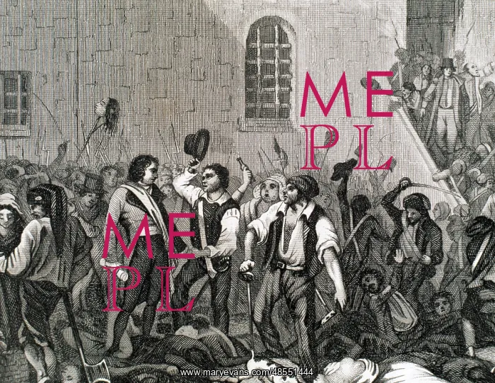 : French Revolution. Execution of clerics and prisoners by mem : French Revolution. Execution of clerics and prisoners by mem