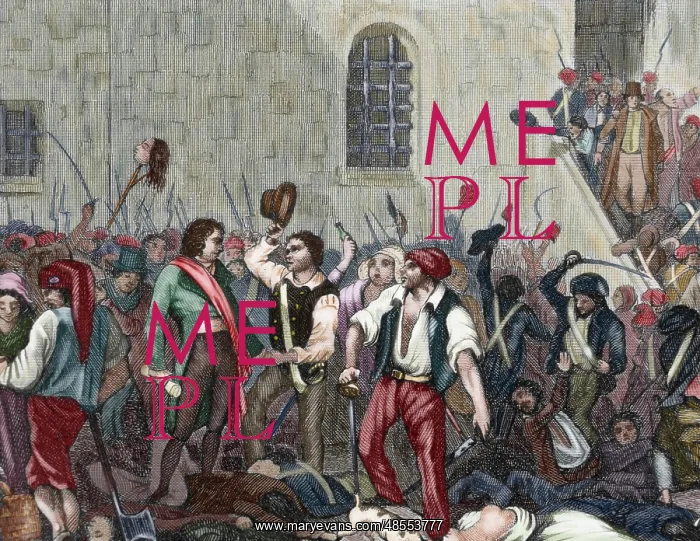 : French Revolution. Execution of clerics and prisoners by mem : French Revolution. Execution of clerics and prisoners by mem