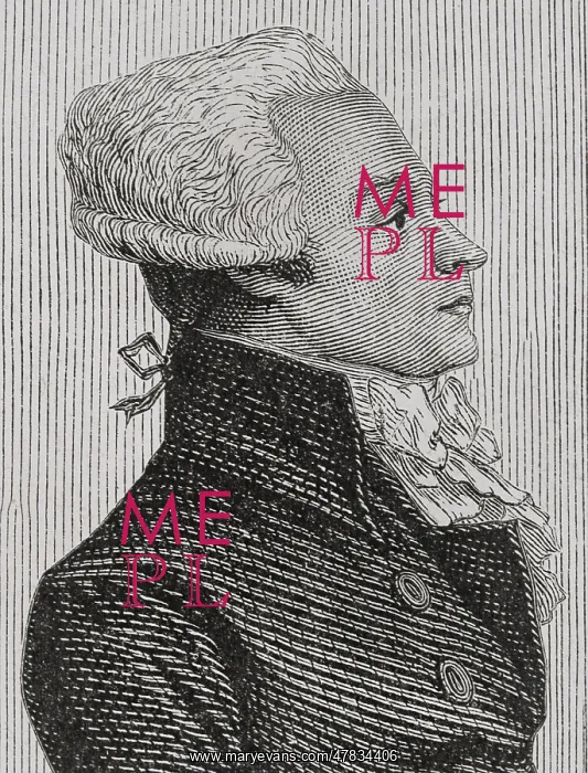 : French Revolution. Portrait of Robespierre speaking : French Revolution. Portrait of Robespierre speaking