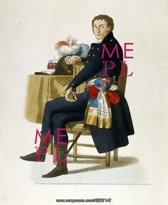  : French Revolution. Uniform of An