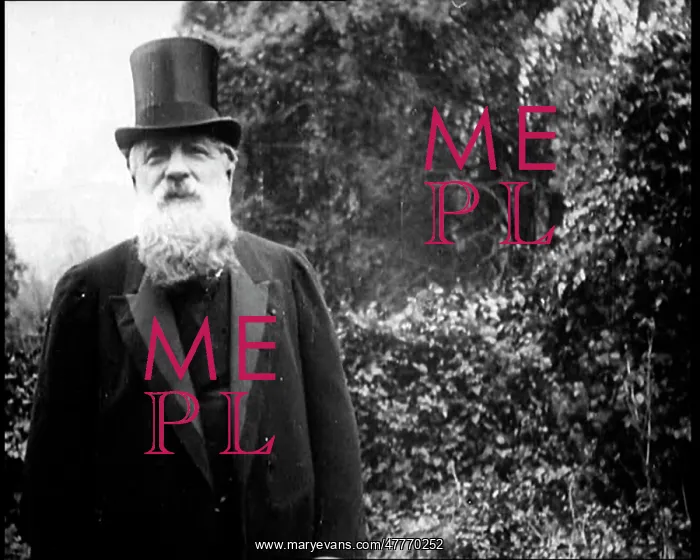 : French Sculptor August Rodin Standing In Front : French Sculptor August Rodin Standing In Front