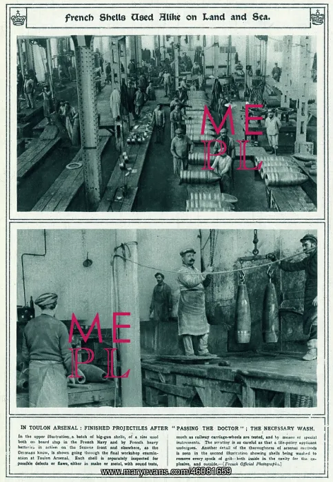 : French shells used on Land and Sea WWI : French shells used on Land and Sea WWI