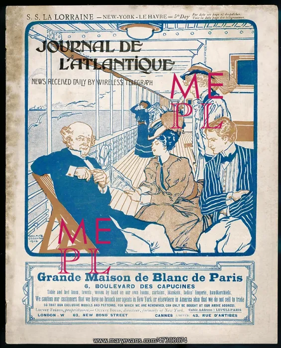 : FRENCH SHIP'S PAPER : FRENCH SHIP'S PAPER