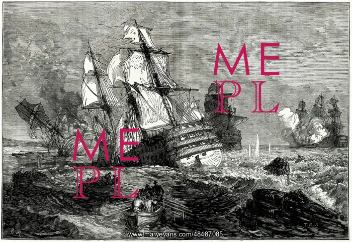 : French ships stranded off Grau, Valencia, Spain : French ships stranded off Grau, Valencia, Spain