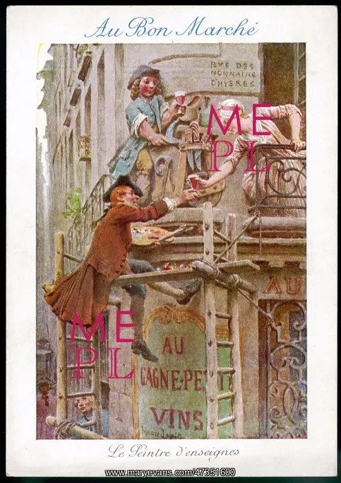 : French Signwriter - 18th century : French Signwriter - 18th century