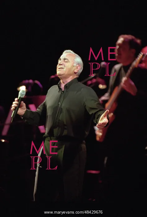 : French singer Charles Aznavour, 1998 : French singer Charles Aznavour, 1998