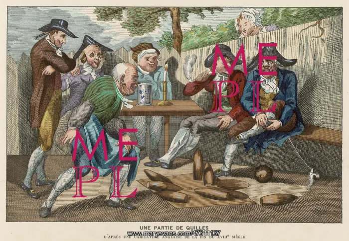 : FRENCH SKITTLES / C18TH : FRENCH SKITTLES / C18TH